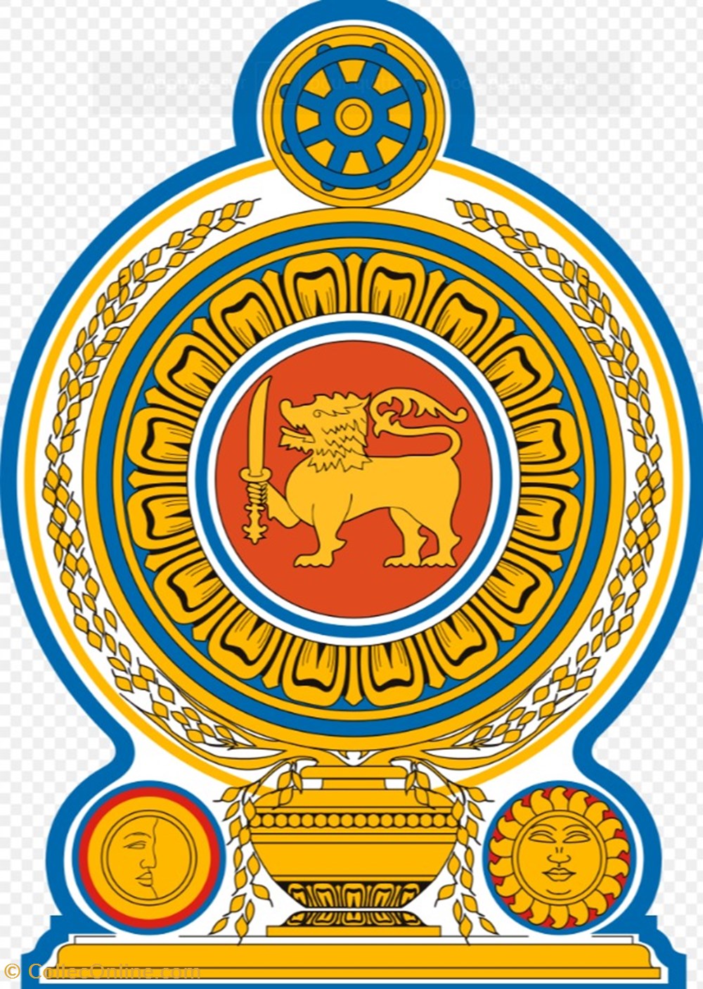 monnaies monde ceylon sri lanka bookmark