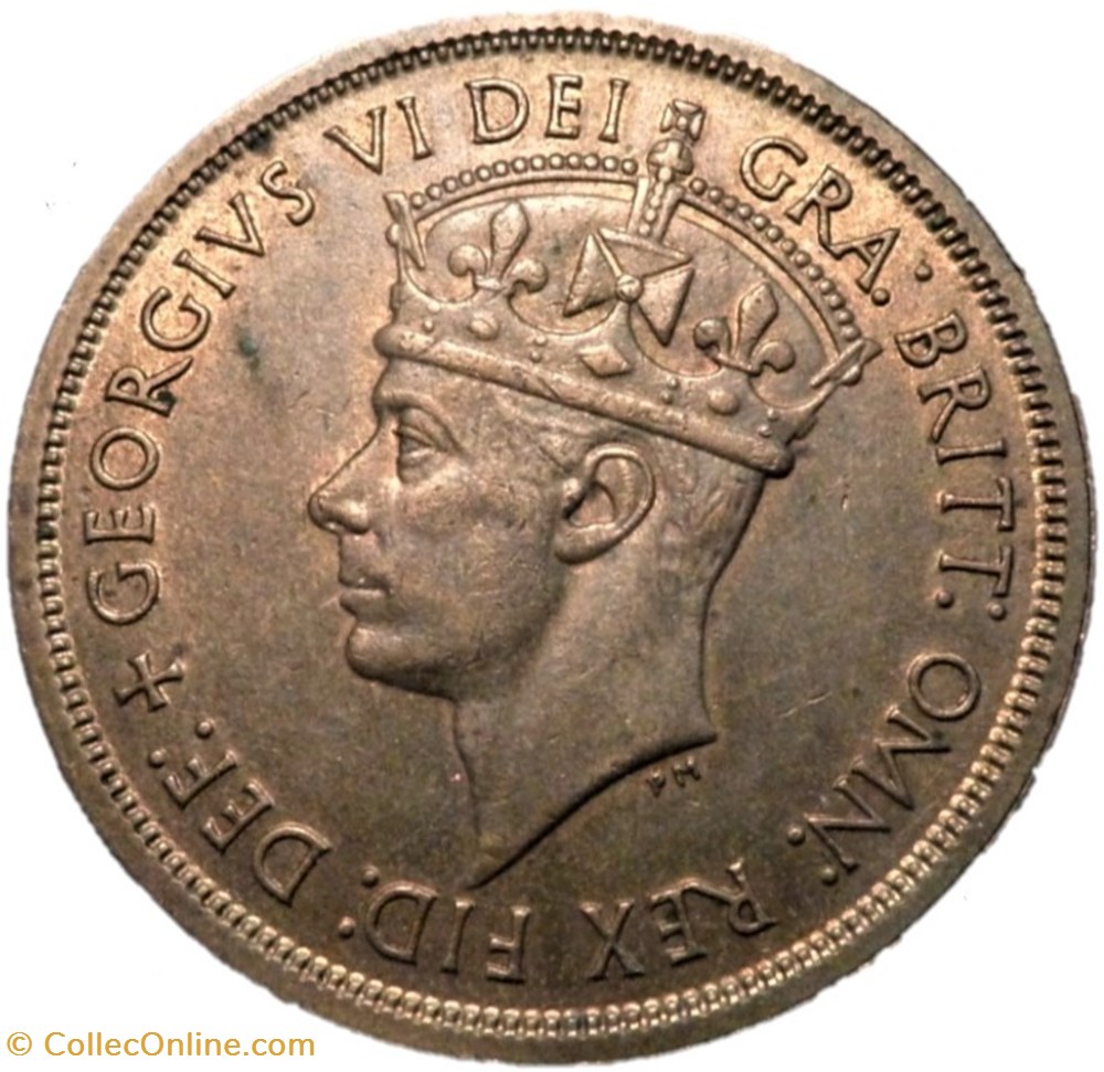 George VI - Two Shillings 1951 - British West Africa 2 monnaies monde nigeria george vi two shillings 1951 british west africa