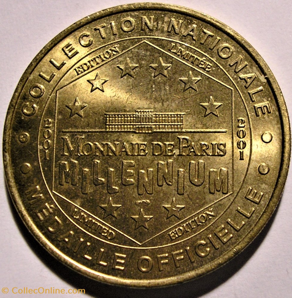 Arc de Triomphe - Jeton Touristique - Monnaie de Paris 2001 3 mereaux arc de triomphe jeton touristique monnaie de paris 2001