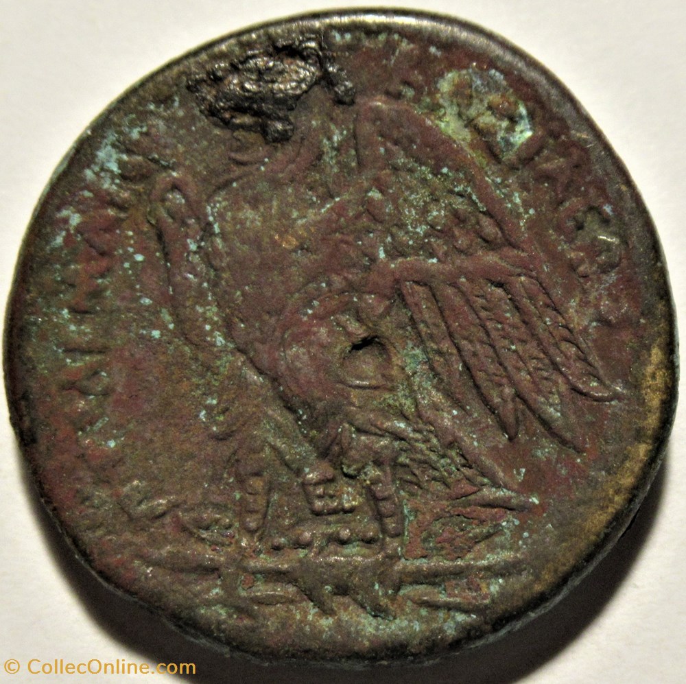 Ptolemy I Soter (305-283) - Obol Æ 22/23 3 monnaies antiquite av jc a ap grecques ptolemy i soter 305 283 obol 22 23