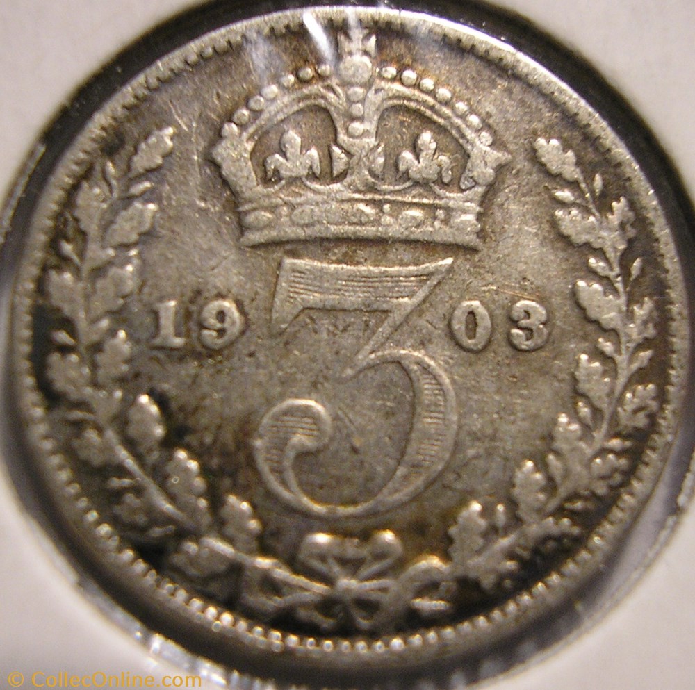 Edward VII - 3 Pence 1903 - United Kingdom of G.B. - Monedas - Mundo