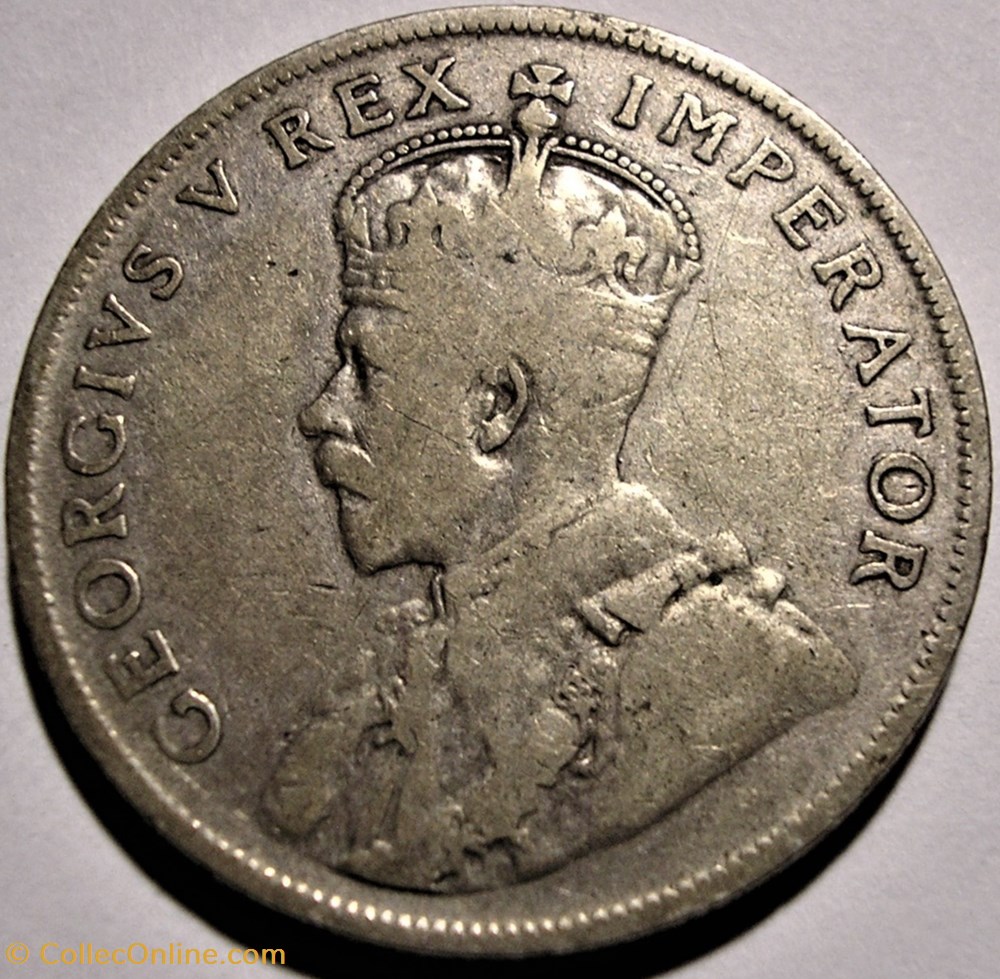 George V - One Florin 1927 - South Africa monnaies monde afrique du sud george v one florin 1927 south africa