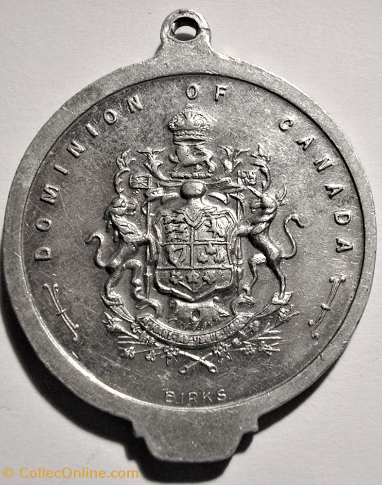 George VI & Elizabeth - 1939 Royal Visit to Canada Medallion - UK 3 medaille royaume uni george vi elizabeth 1939 royal visit to canada medallion uk