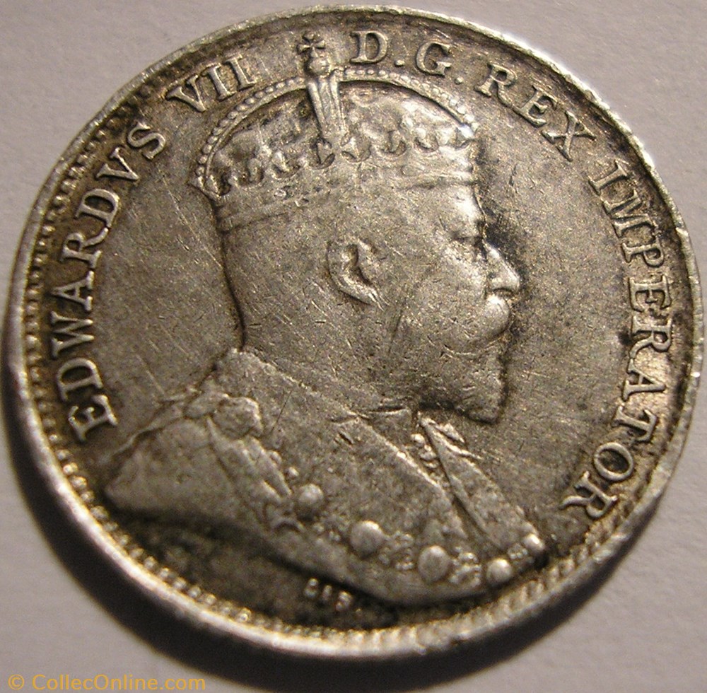 Edward VII - 5 Cents 1905 monnaies monde canada edward vii 5 cents 1905