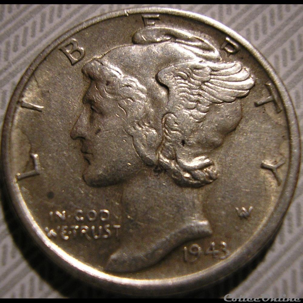 1943 San Francisco Dime monnaies monde etats unis 1943 san francisco dime