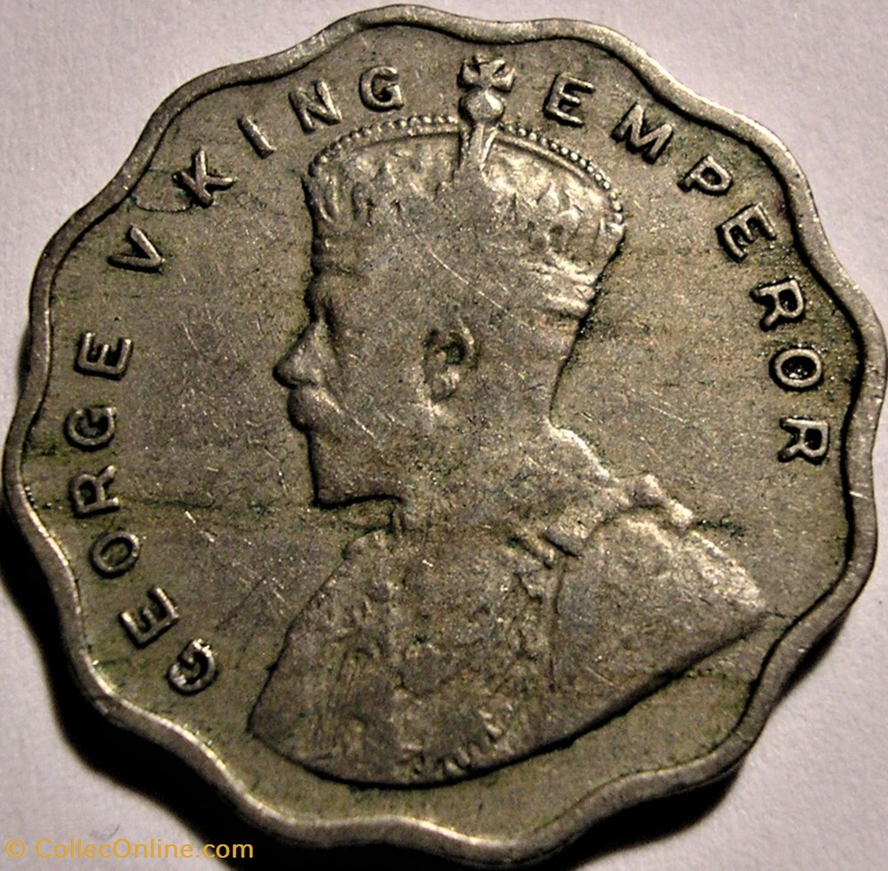 George V - 1 Anna 1936 Bombay - British India monnaie monde inde george v 1 anna 1936 bombay british india