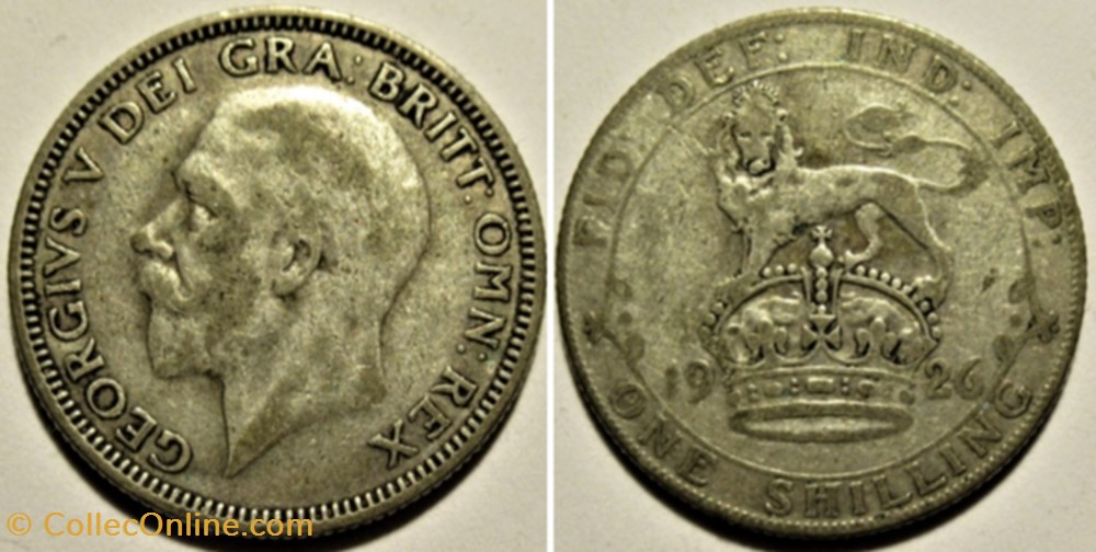 George V - One Shilling 1926 - Great Britain monnaies monde royaume uni george v one shilling 1926 great britain