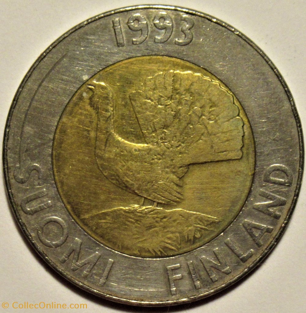 Finland - 10 Markkaa 1993 monnaies monde finlande finland 10 markkaa 1993