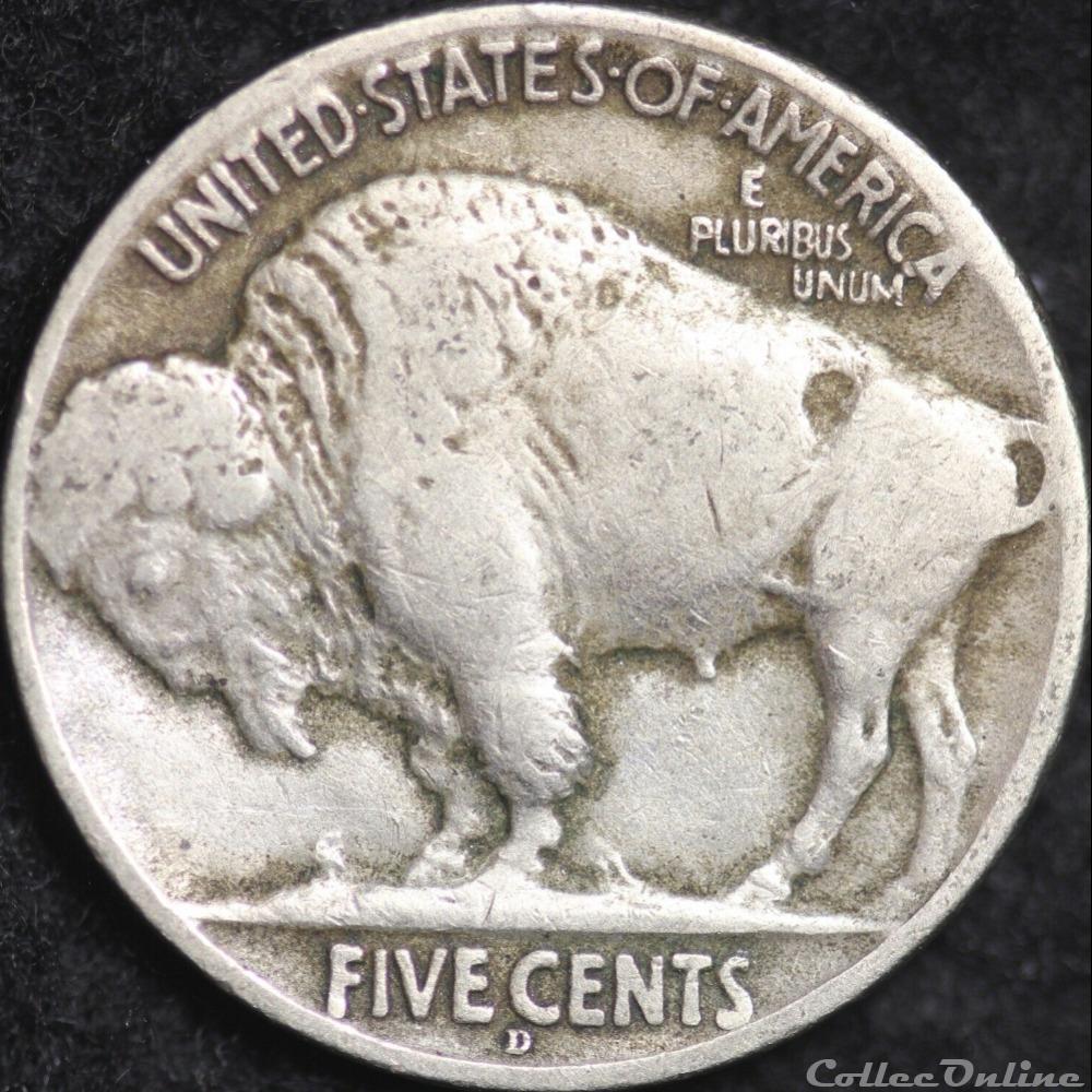 monnaies monde etats unis 1927 denver 5 cents