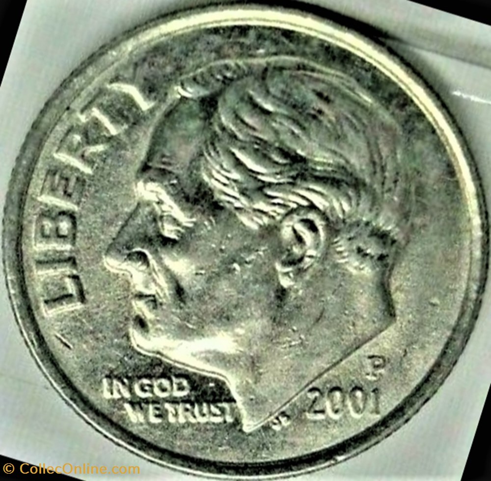 2001 Dime monnaies monde etats unis 2001 dime