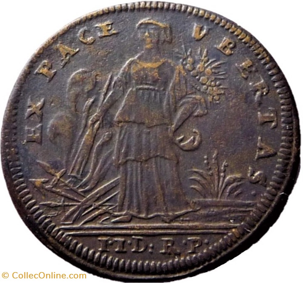 Louis XV - Rechenpfennig, L'abondance de la paix, c.1723 monnaies paranumismatique jetons poids louis xv rechenpfennig abondance de la paix c 1723