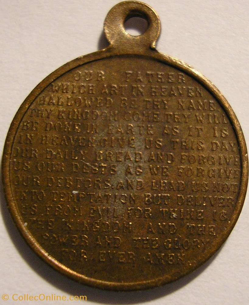 medaille royaume uni george v mary silver jubilee medallion lors prayer uk