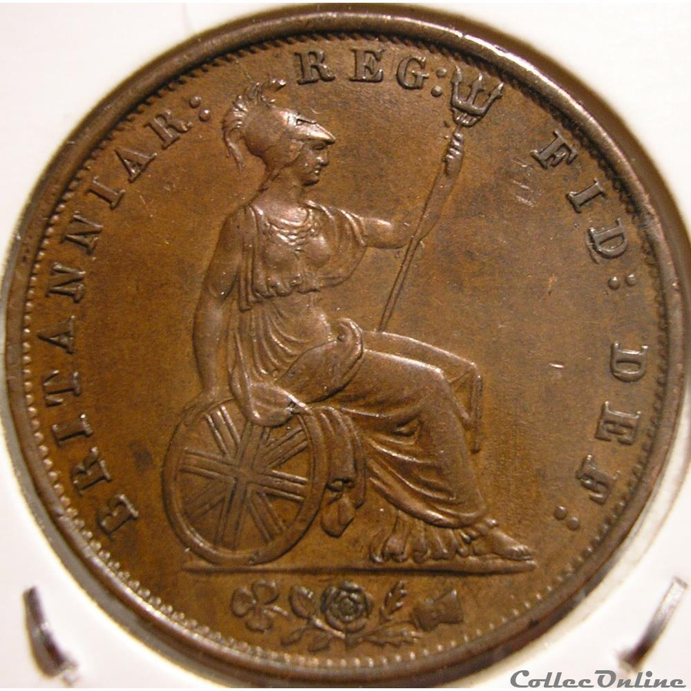 monnaie monde royaume uni victoria halfpenny 1853 kingdom of great britain