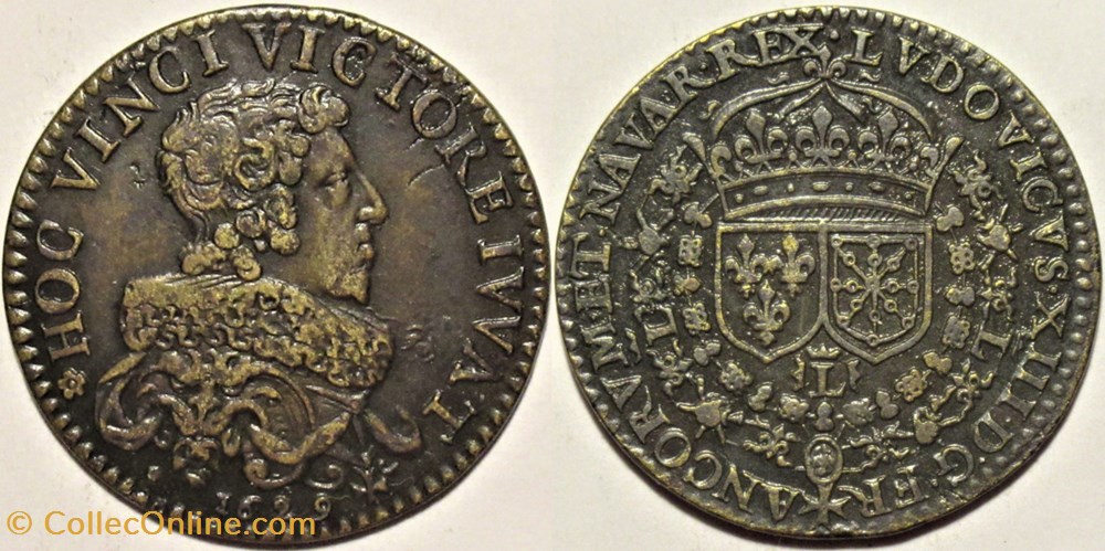Louis XIII - 1629, Jeton de compte, "Hoc Vinci Victore Iuvat" monnaies paranumismatique jetons poids louis xiii 1629 jeton de compte hoc vinci victore iuvat