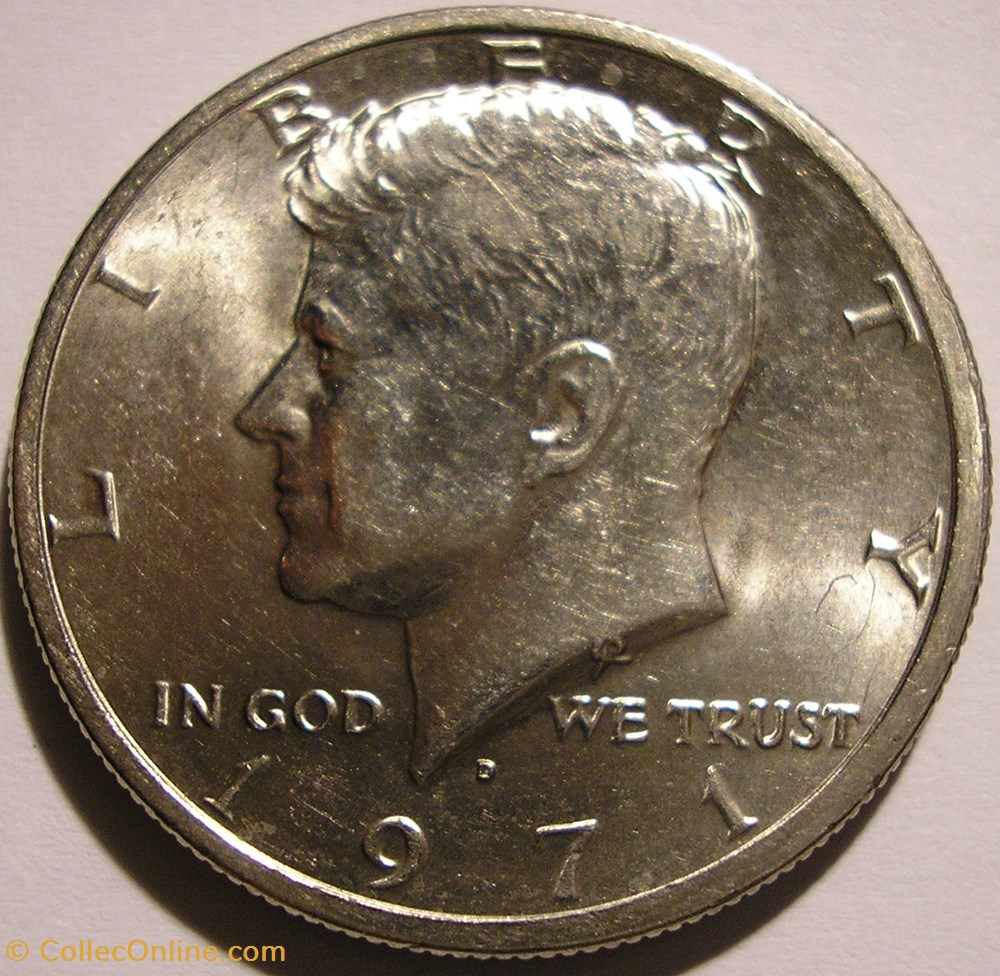 monnaie monde etat uni 1971 denver half dollar ex 3