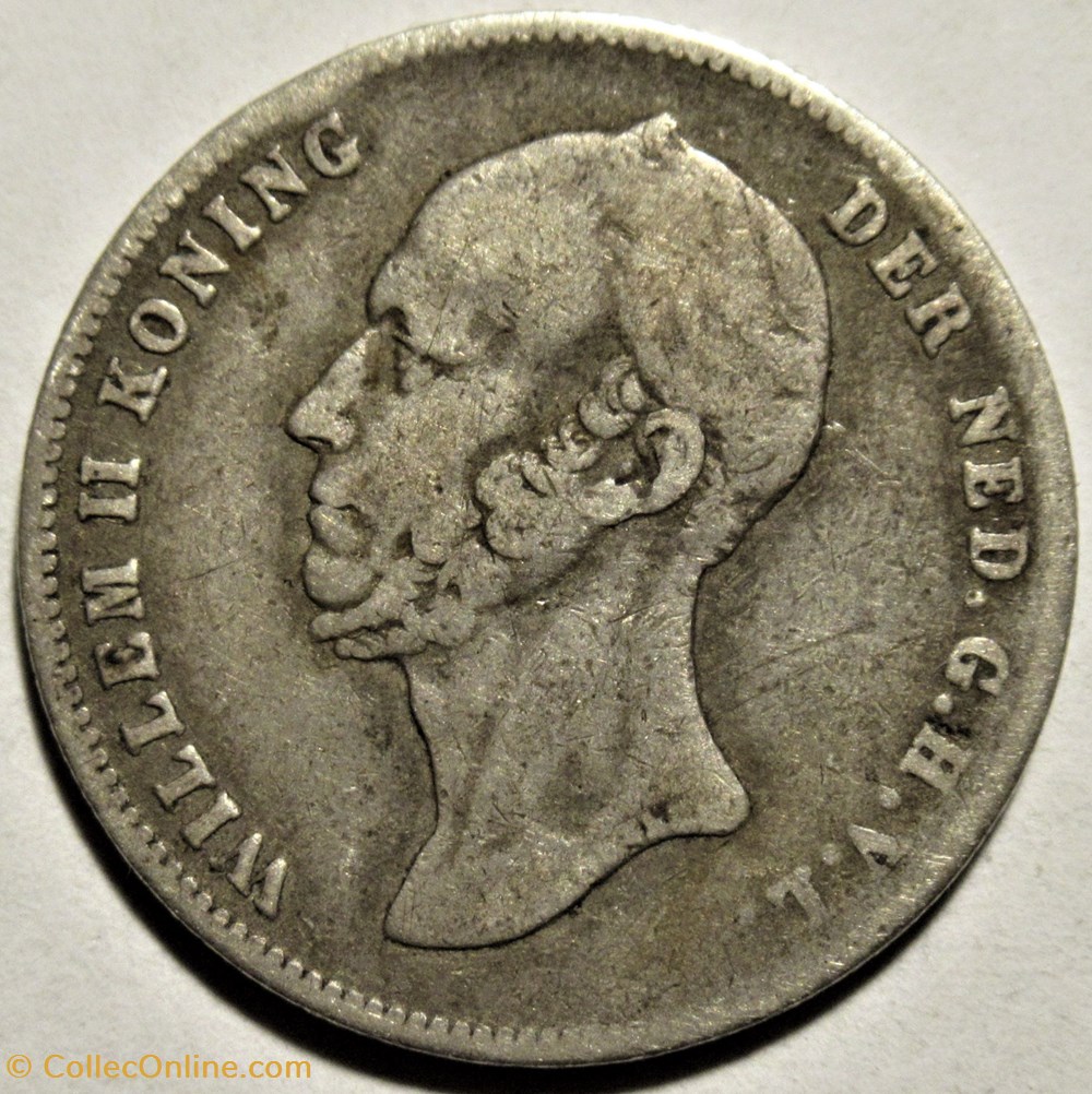 monnaies monde pays bas willem ii of nederland gulden 1848 47 overdate