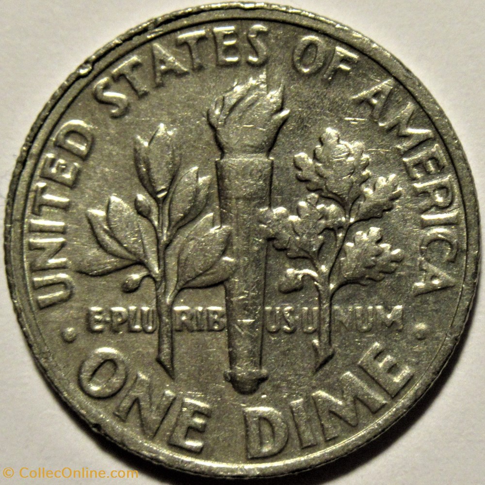 1977 Dime - Error 2 monnaies monde etats unis 1977 dime error