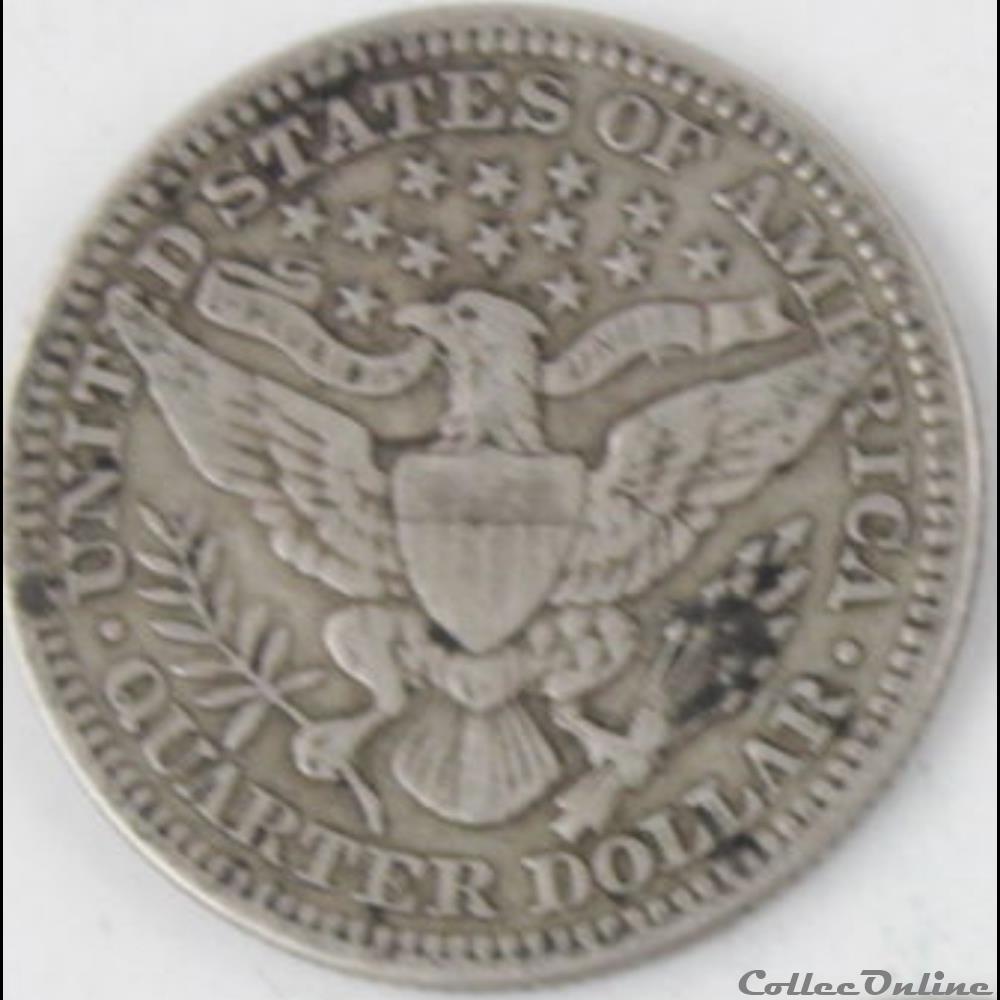 1914 Quarter Dollar monnaie monde etat uni 1914 quarter dollar