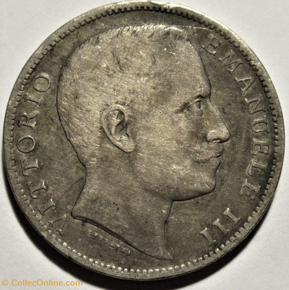 1905 Regno d'Italia, 2 Lire, Roma - Vittorio Emanuele III 2 monnaies monde italie 1905 regno italia 2 lire roma vittorio emanuele iii