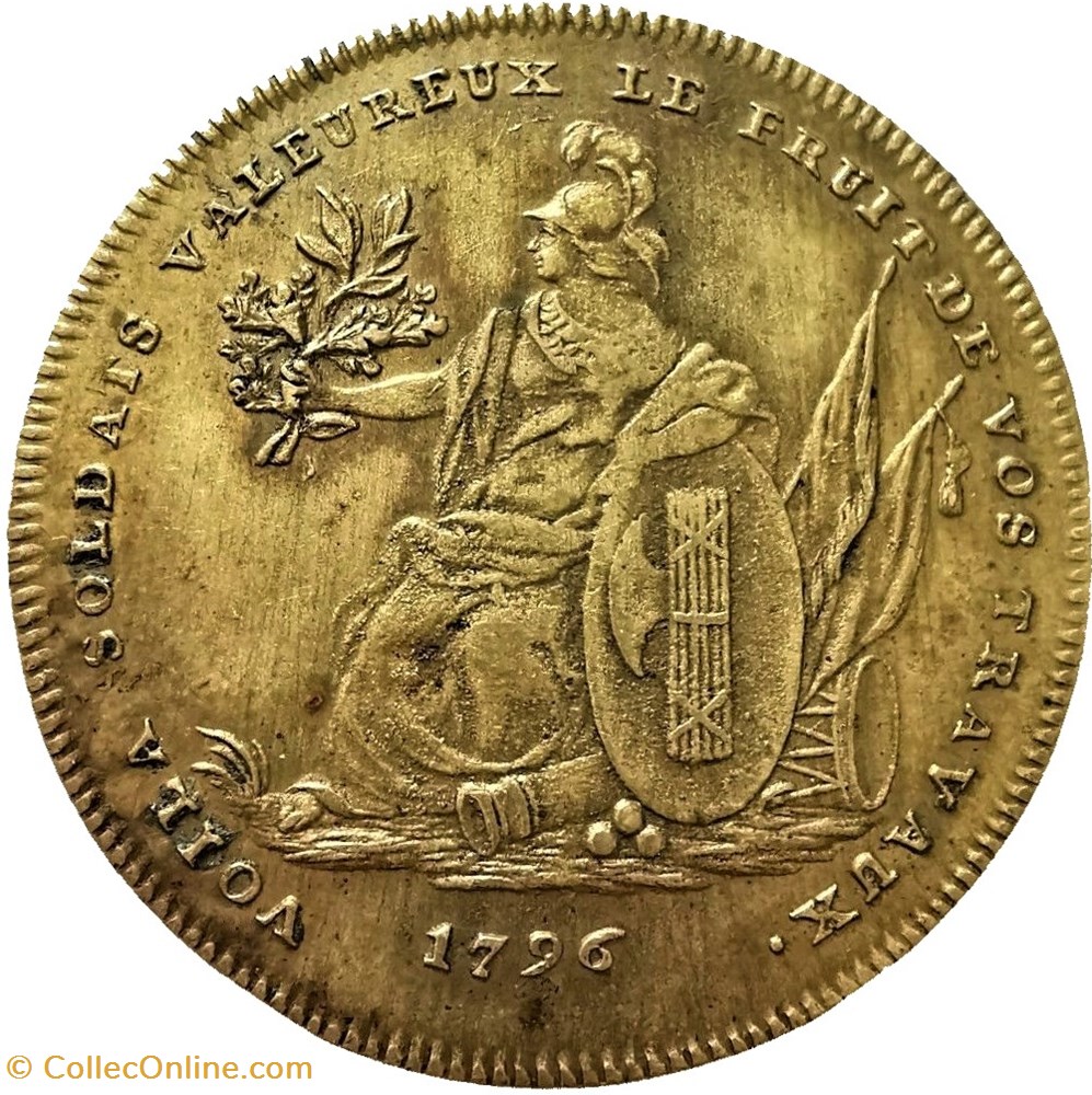 medailles france revolution napoleon bonaparte medaille 1796 campagne italie