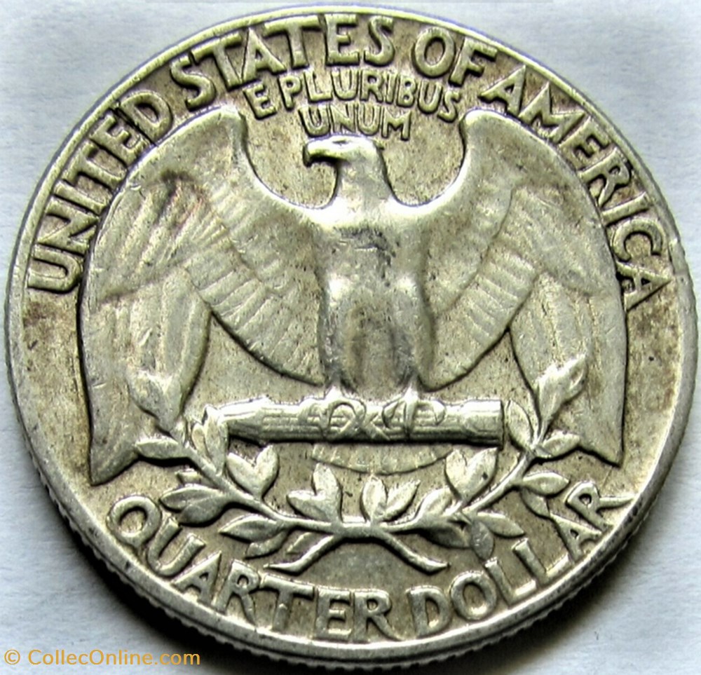 1959 Quarter Dollar - Type B - Doubling Wreath & Date 2 monnaies monde etats unis 1959 quarter dollar type b doubling wreath date