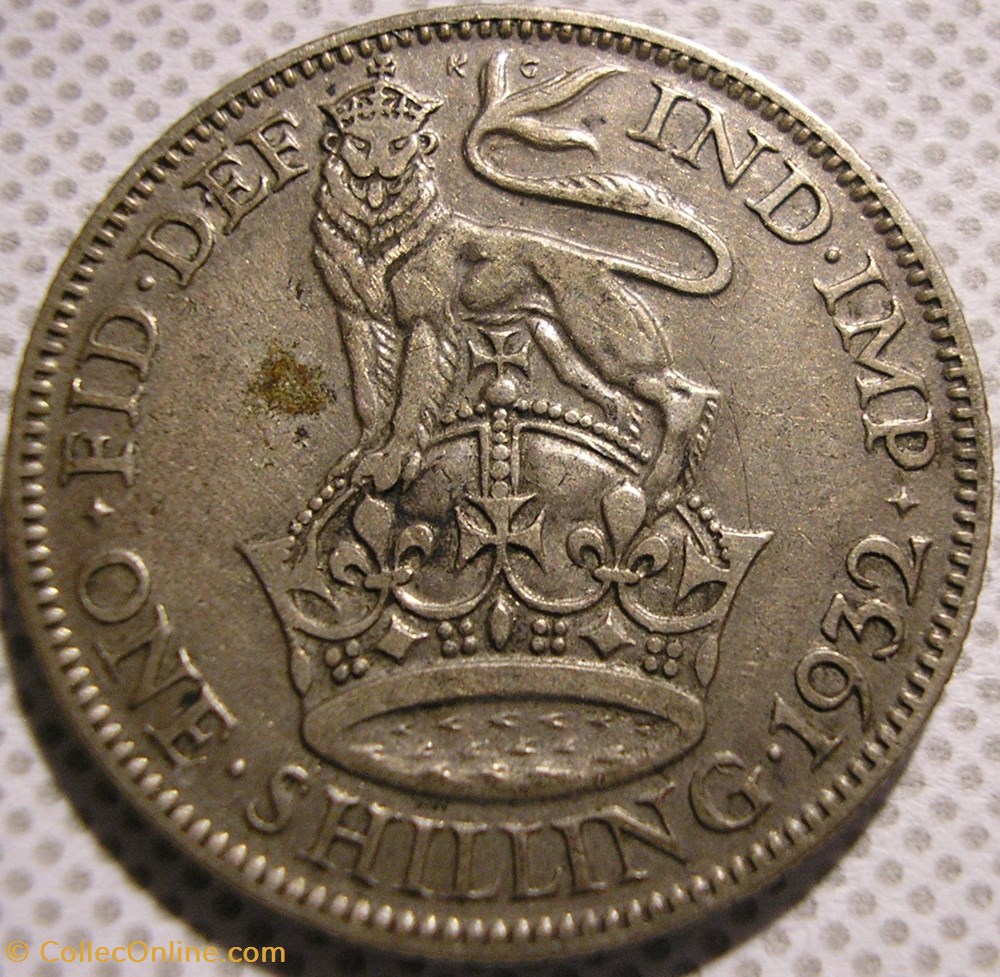 King George V 1932 Shilling