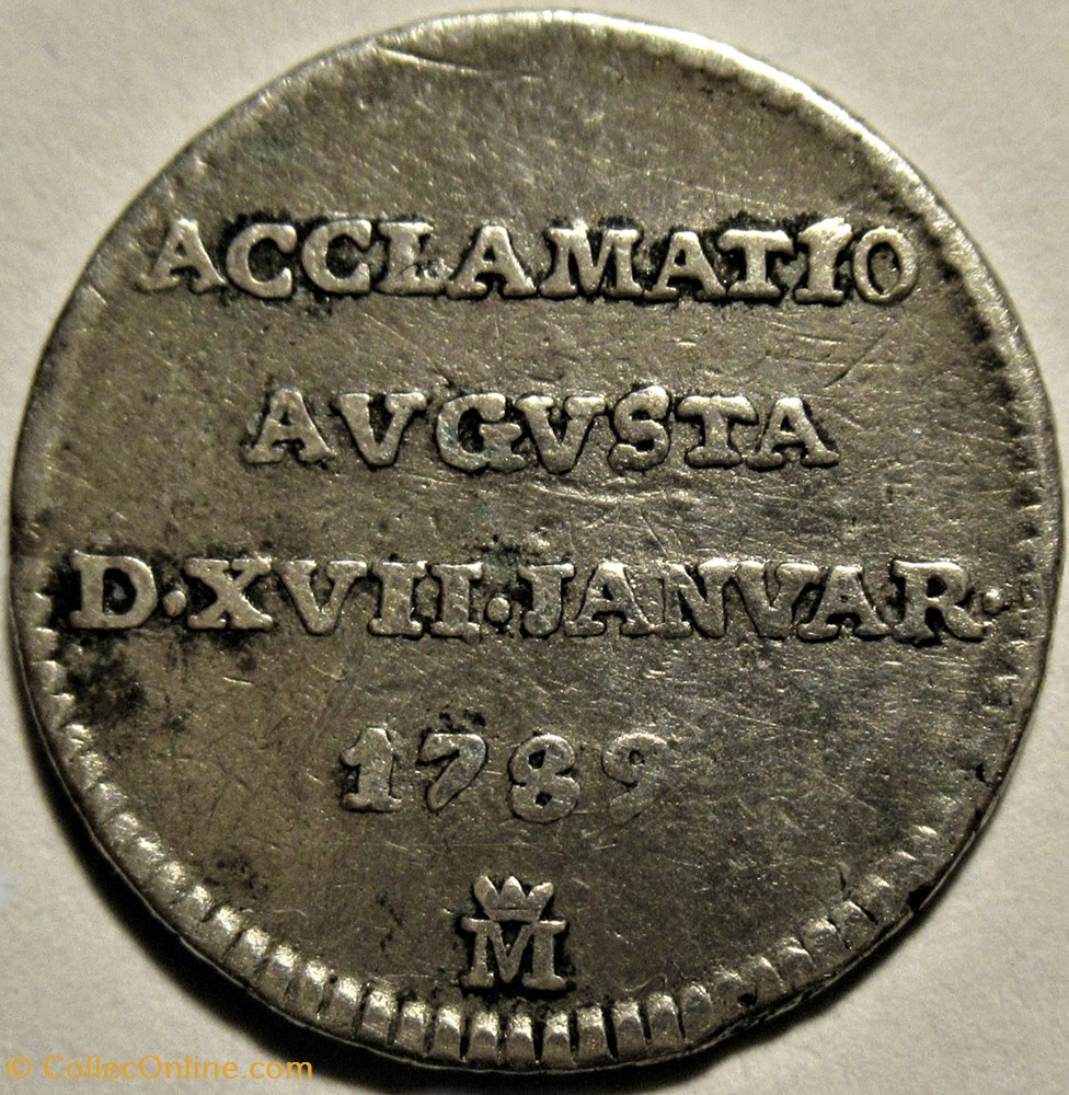 1789 Madrid, Medalla de la Proclamación Carlos IV de España 3 medailles espagne 1789 madrid medalla de la proclamacion carlos iv de espana