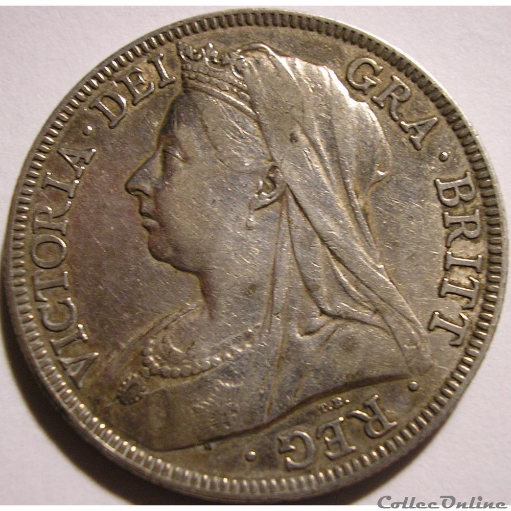 Victoria - Half Crown 1896 - Kingdom of Great Britain 2 monnaies monde royaume uni victoria half crown 1896 kingdom of great britain