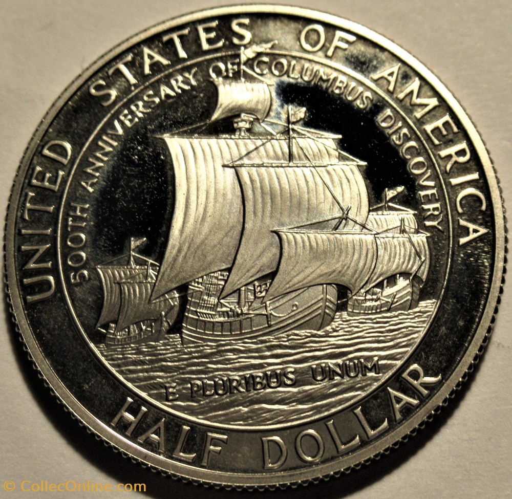 Columbus Quincentenary 1492-1992 - Half Dollar 1992 San