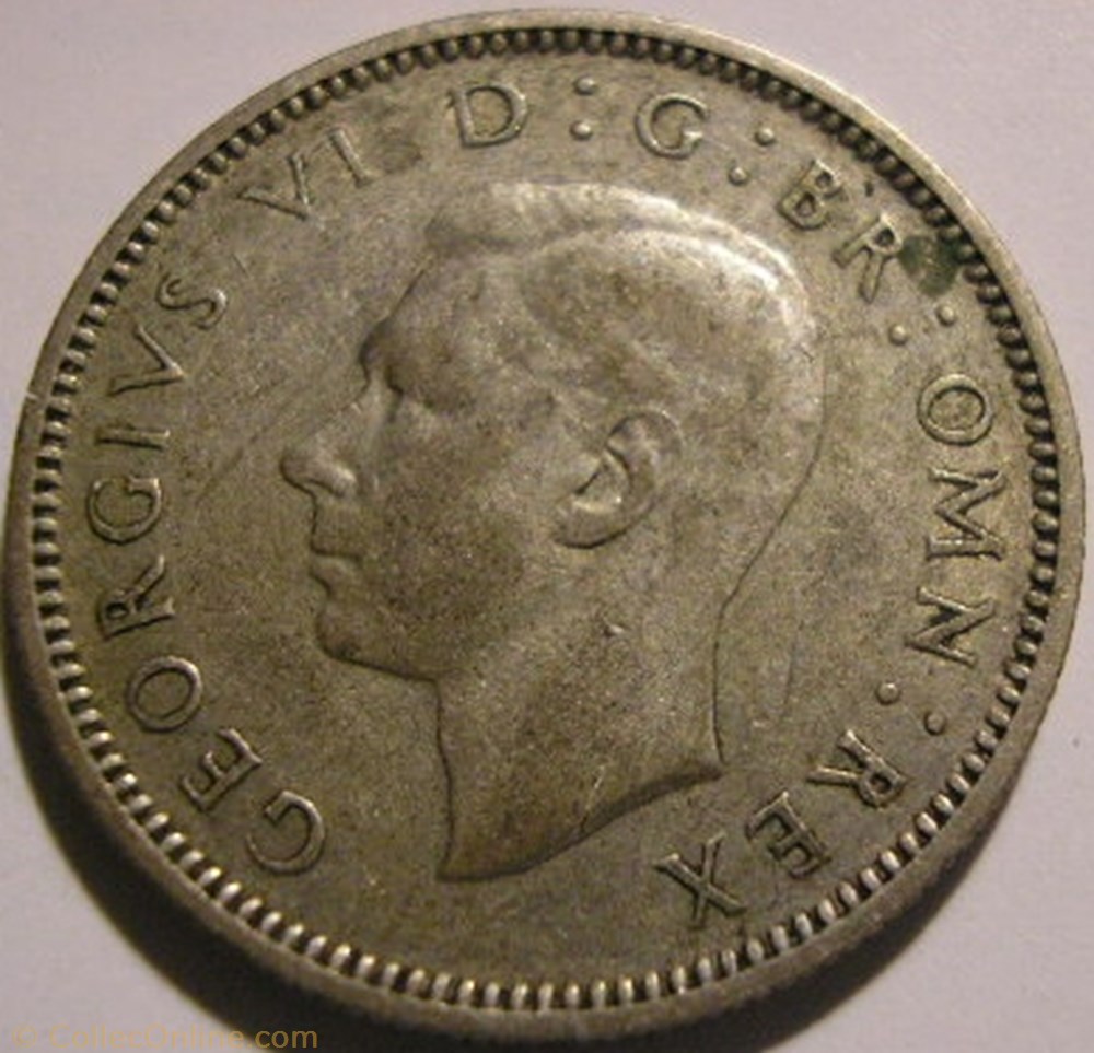 George VI - 6 Pence 1939 - Great Britain - Coins - World - United Kingdom