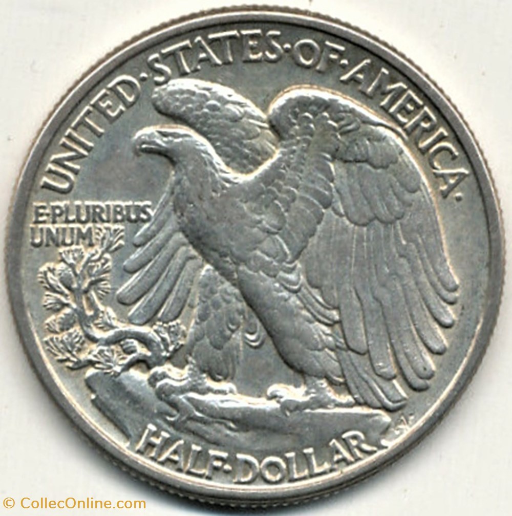 1942 Half Dollar (ex.2) monnaies monde etats unis 1942 half dollar ex 2
