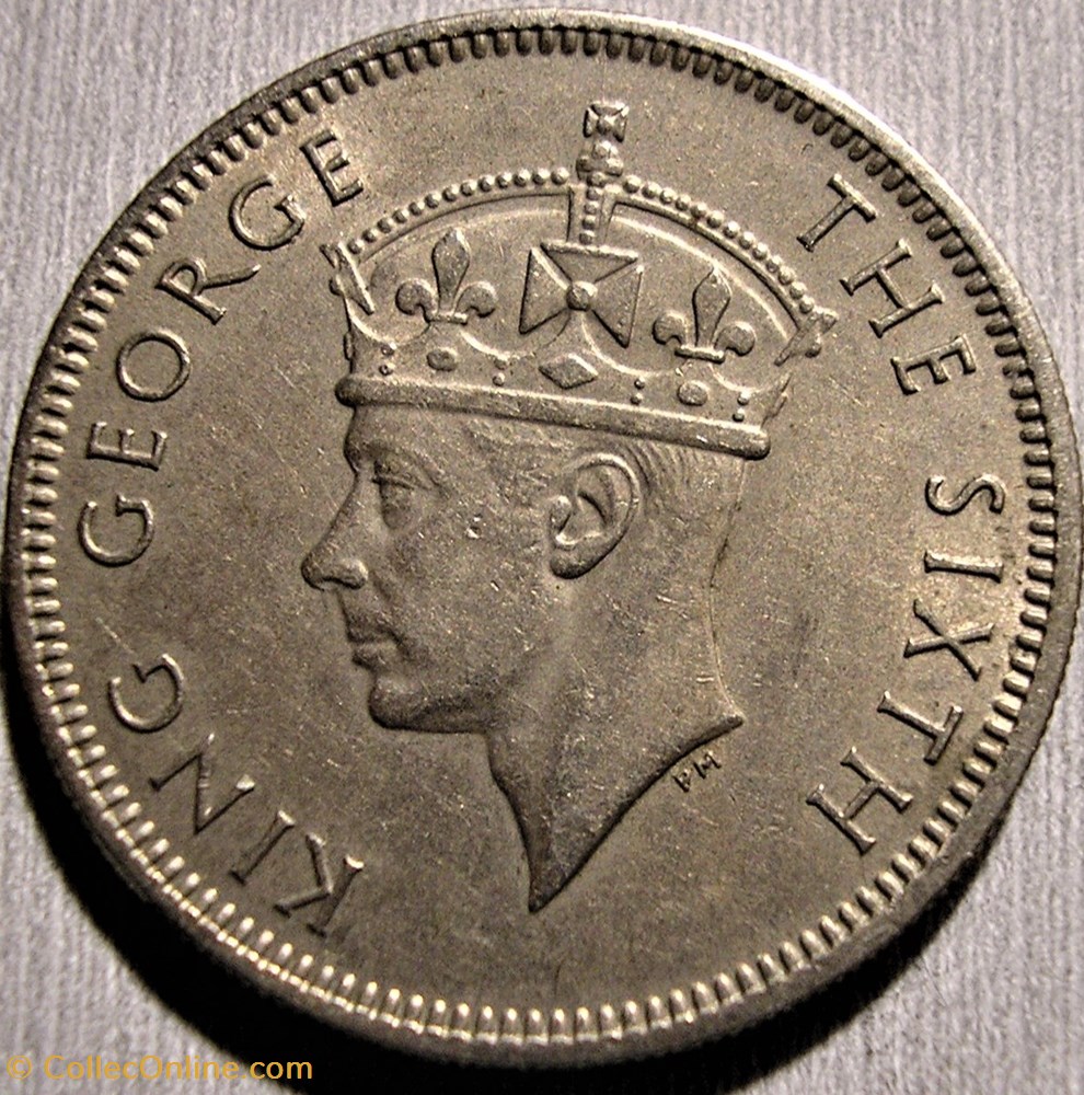 George VI - One Shilling 1950 - Southern Rhodesia 2 monnaie monde zimbabwe george vi one shilling 1950 southern rhodesia