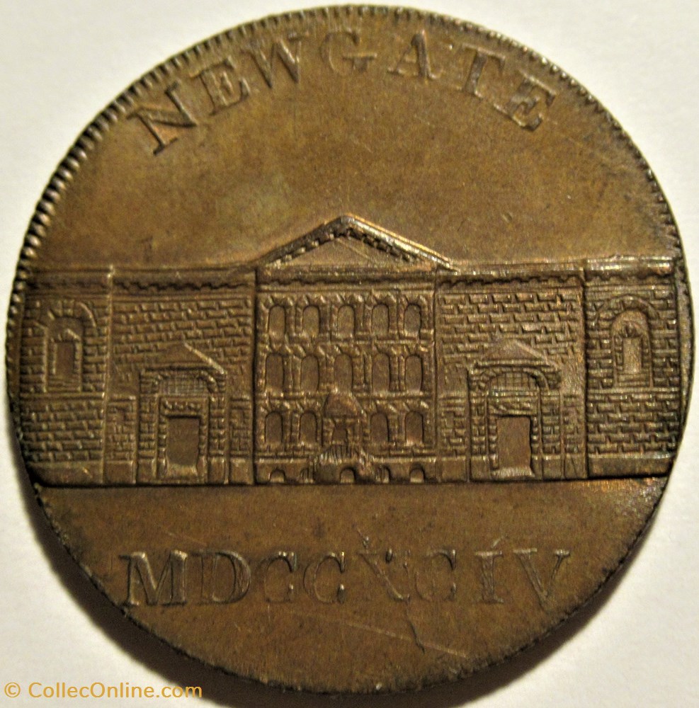 1794 HalfPenny - Symonds, Newgate Prison, Middlesex, England monnaies monde royaume uni 1794 halfpenny symonds newgate prison middlesex england