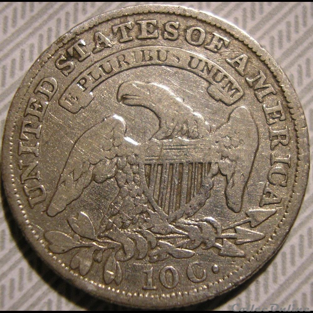 1833 Dime - 10 Cents 2 monnaie monde etat uni 1833 dime 10 cents
