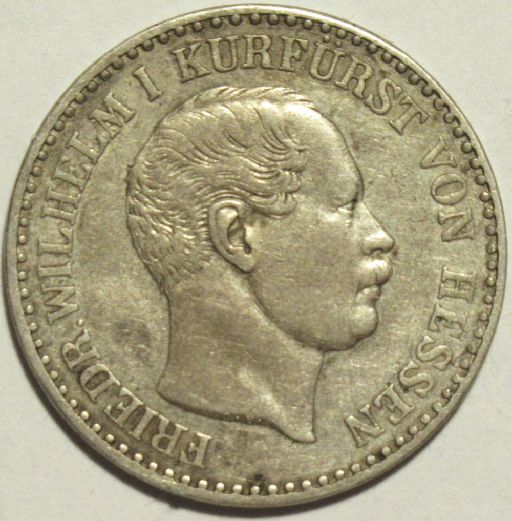 Hessen-Kassel - 2½ Silbergroschen 1861 - Friedrich Wilhelm I monnaies monde allemagne hessen kassel 2 silbergroschen 1861 friedrich wilhelm i