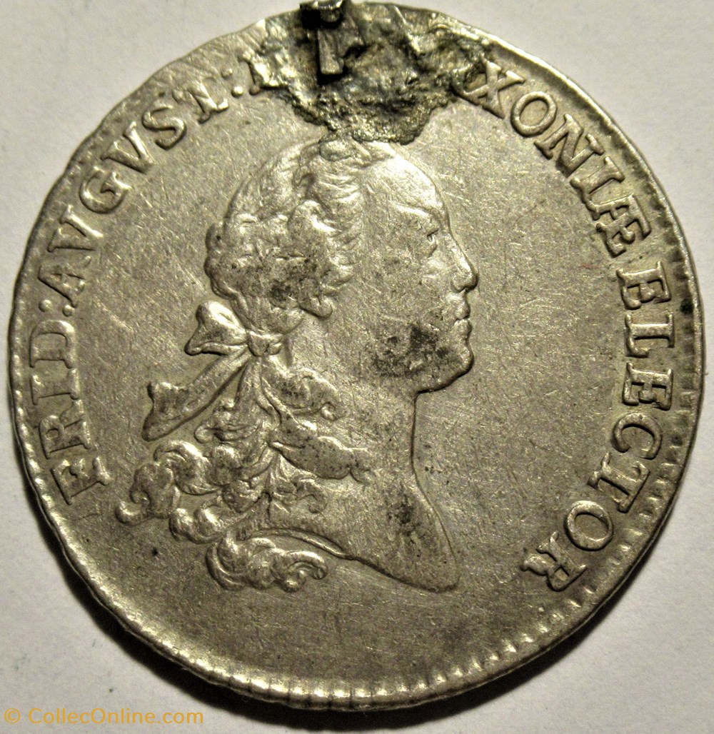 monnaies europe medievale saint empire romain germanique friedrich august iii 2 3 thaler 1764 electorate of saxony