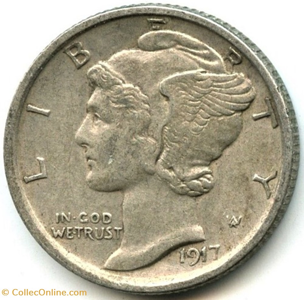 1917 San Francisco Dime monnaies monde etats unis 1917 san francisco dime