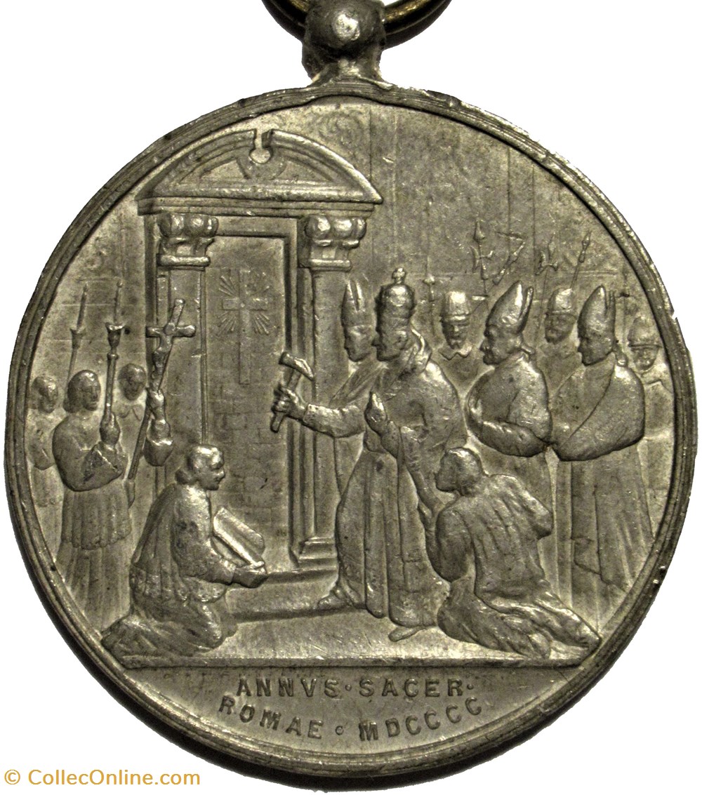 medailles etat de la cite du vatican leon xiii pope the holy year medal 1900 2