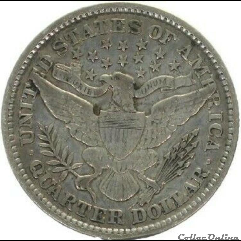 monnaie monde etat uni 1892 quarter dollar