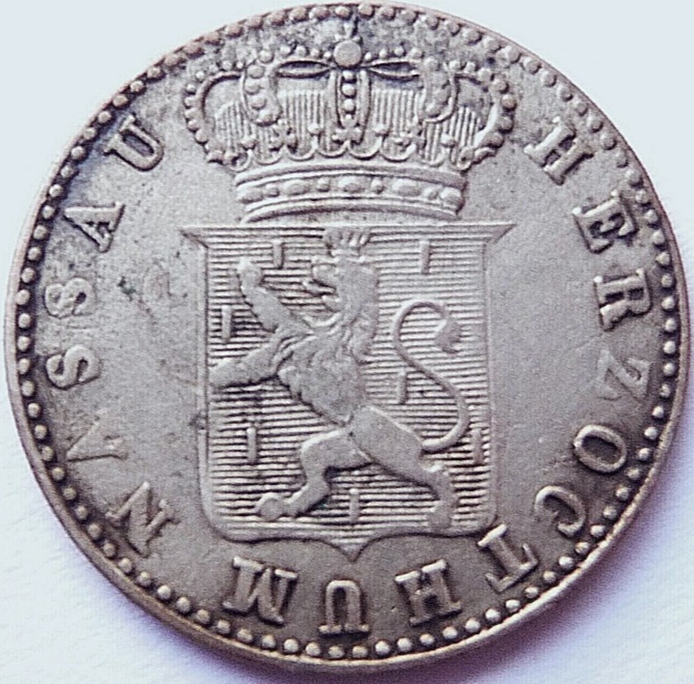 Wilhelm - 6 Kreuzer 1833 - Duchy of Nassau monnaies europe medievale saint empire romain germanique wilhelm 6 kreuzer 1833 duchy of nassau