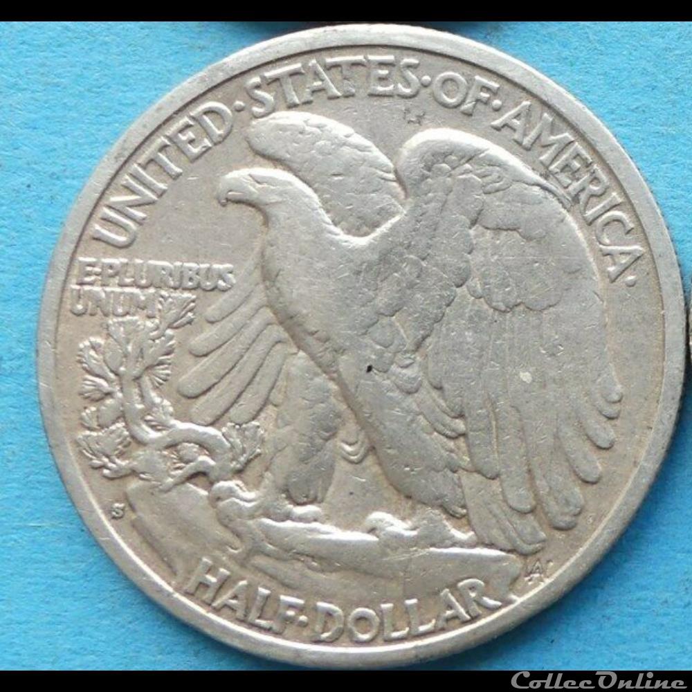 monnaie monde etat uni 1929 san francisco half 2