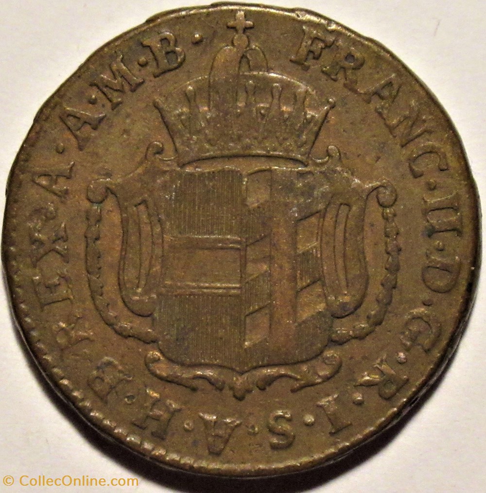 Franz II - 1 Kreuzer 1794 Gunzburg, Futher Austria monnaies monde autriche franz ii 1 kreuzer 1794 gunzburg futher austria