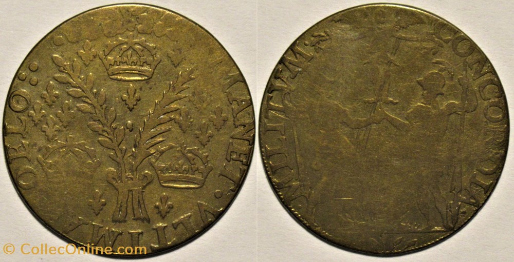 Henri III - c.1580, Jeton - Concordia Militum monnaies paranumismatique jetons poids henri iii c 1580 jeton concordia militum
