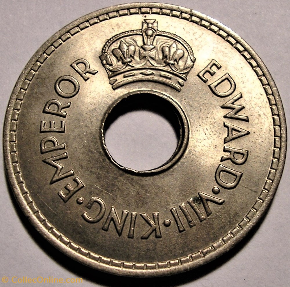 Edward VIII - One Penny 1936 - Fiji 3 monnaie monde ile fidji edward viii one penny 1936 fiji