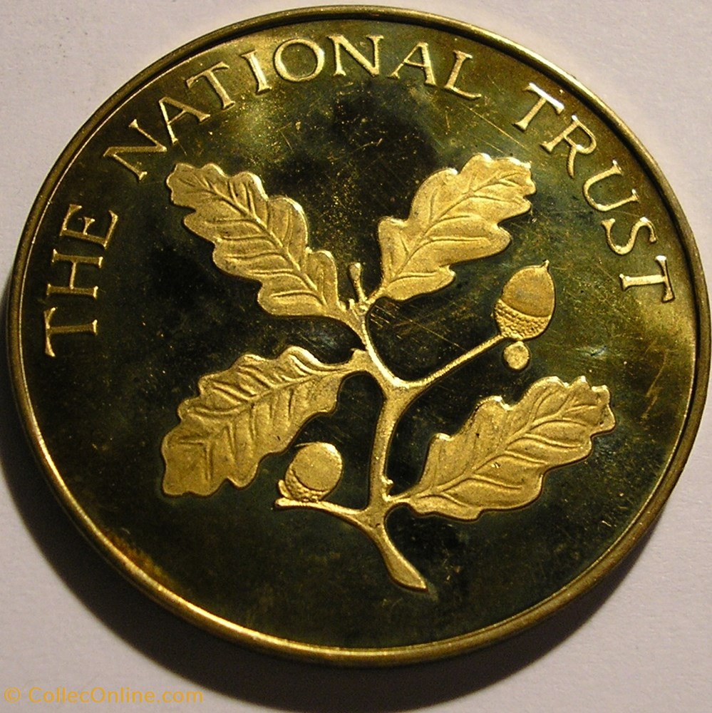 The National Trust Token - Fountains Abbey 3 monnaie jeton mereaux the national trust token fountains abbey