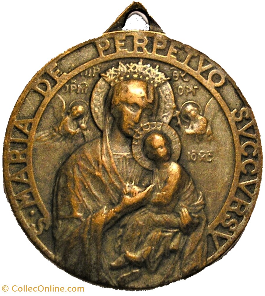 medailles etat de cite du pope pivs xii medallion of our lady of perpetual help vatican