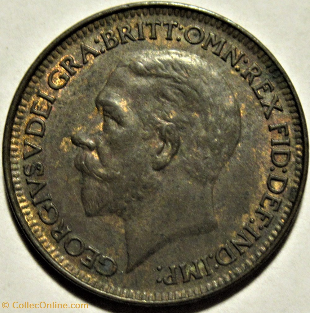 George V - Farthing 1926 - Great Britain (ex.2) 2 monnaies monde royaume uni george v farthing 1926 great britain ex 2