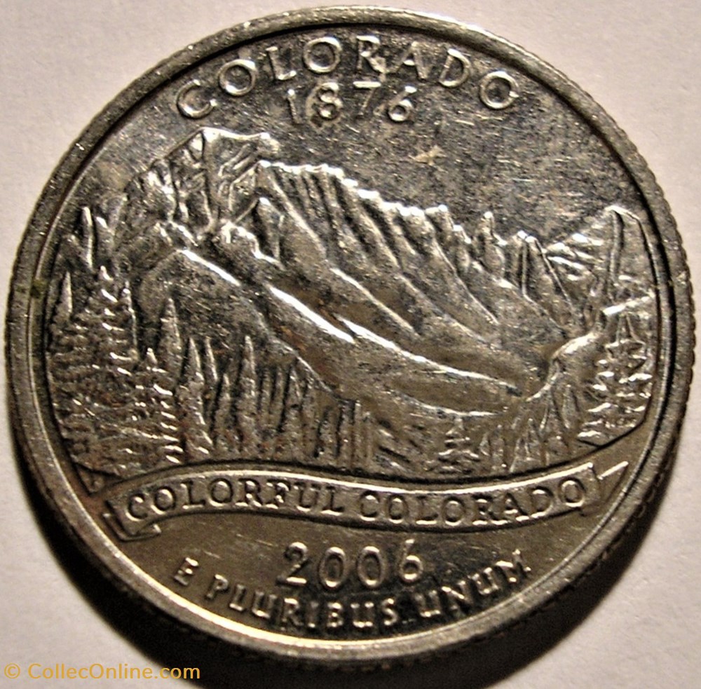 2006 D Quarter Dollar - Colorado State monnaie monde etat uni 2006 d quarter dollar colorado state