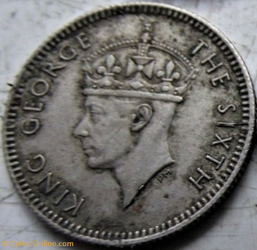 George VI - 5 Cents 1950 - Malaysia 3 monnaie monde malaisie george vi 5 cents 1950 malaysia