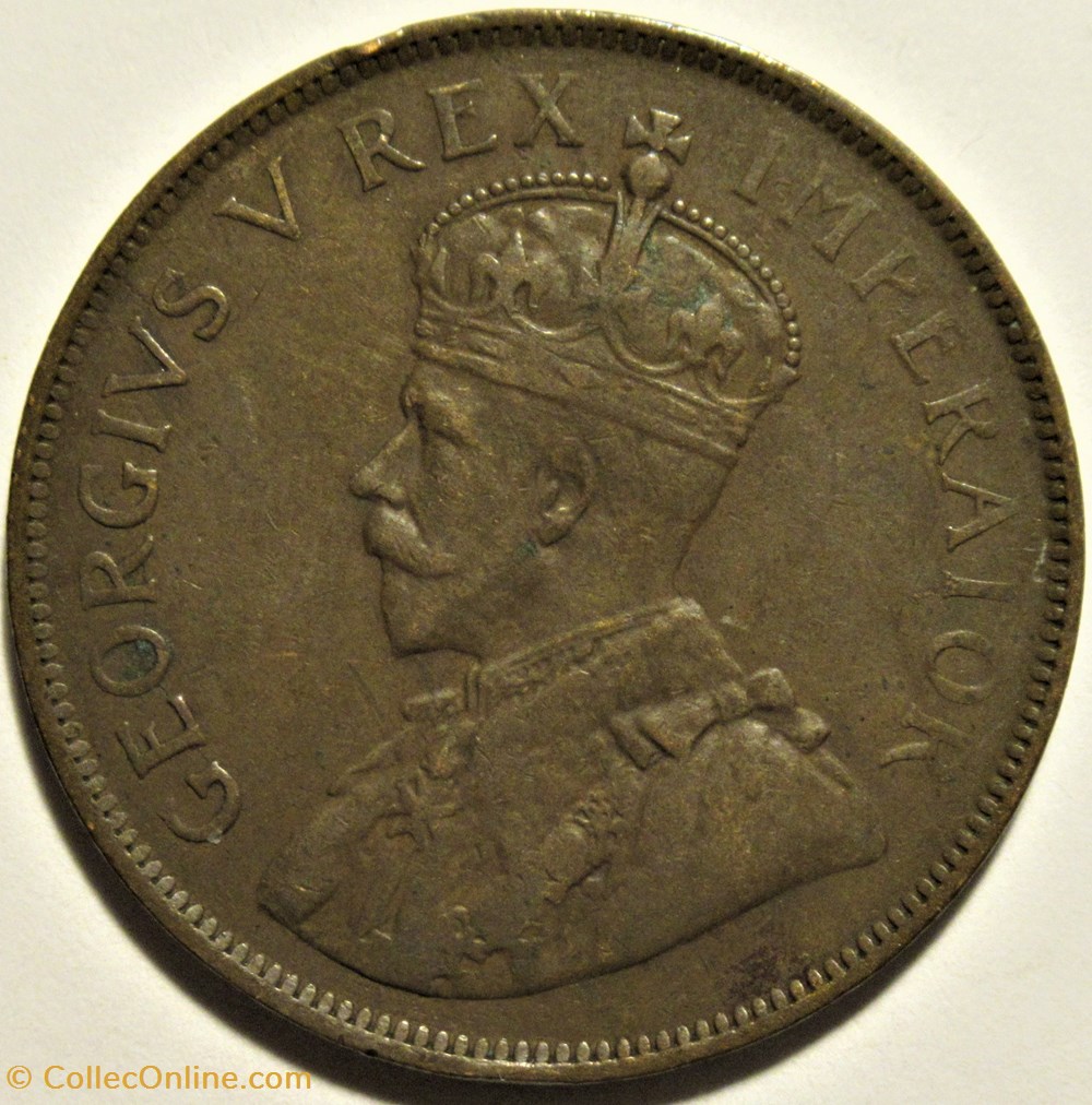 George V - One Penny 1929 - South Africa 2 monnaies monde afrique du sud george v one penny 1929 south africa